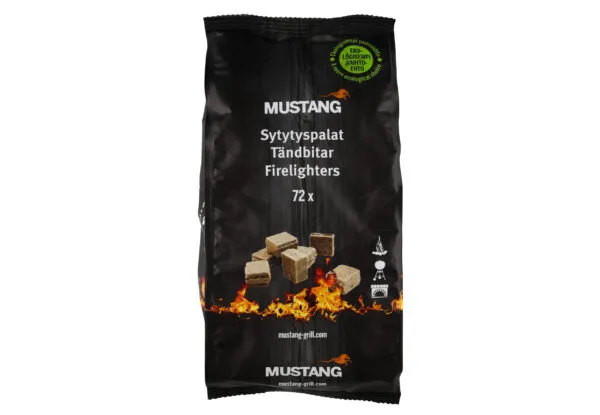 Süütamise kuubikud Mustang® 72tk