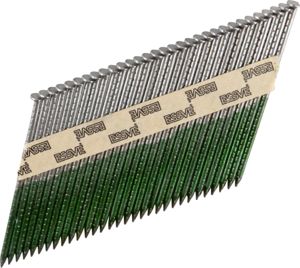 3,1x90 püstolinael täk/D-pea/liim 34° haljas/C1-1200tk