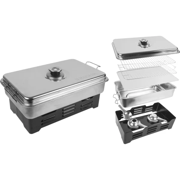 Suitsutuskasti komplekt Browin ® (suitsukast, küte, laast)