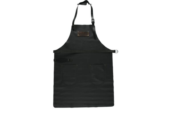 Nahkpõll Feuermeister® Premium, must, taskutega, 2