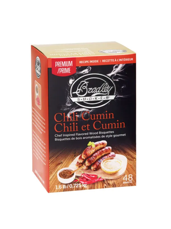 Suitsubrikett chilli ja köömne Bradley® 48tk