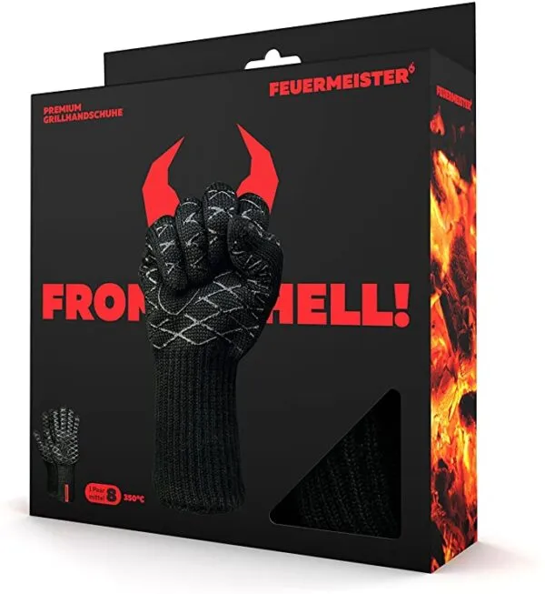 Kindad Aramid Feuermeister® Premium BBQ, mustad 8