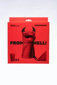 Kindad nahast Feuermeister® Premium, punased 12