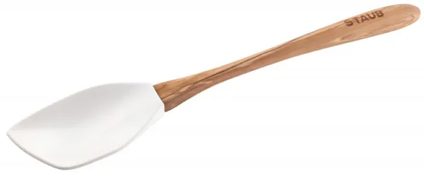Staub spaatel silikoonotsaga, valge, 25cm AM2