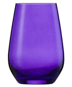 Vina Spots veeklaas, 38,5cl, lilla AM6