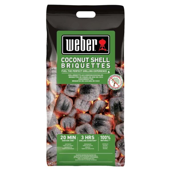 Grillbrikett Weber® Kookose 4 kg