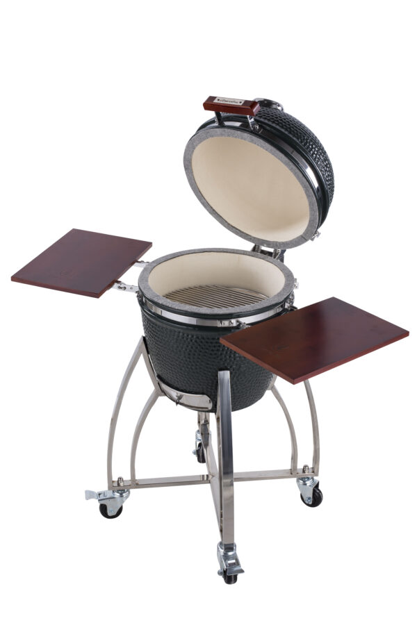 Keraamiline grill Dreamfire ® Kamado Trendy Home komplektis ratasega alusraam ja küljelauad
