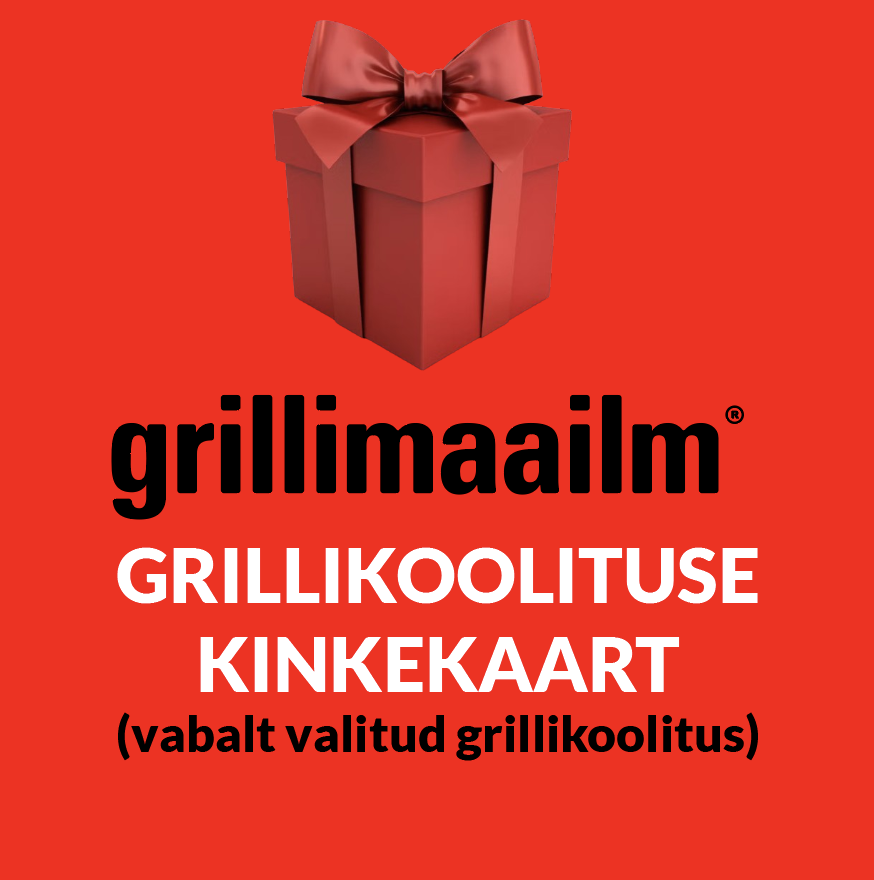 Grillikoolituse kinkekaart (vabalt valitud kuupäev)
