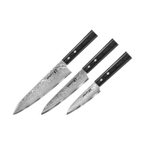 Samura DAMASCUS 67 3 noa komplekt, 67-kihiline teras SD67-0220M