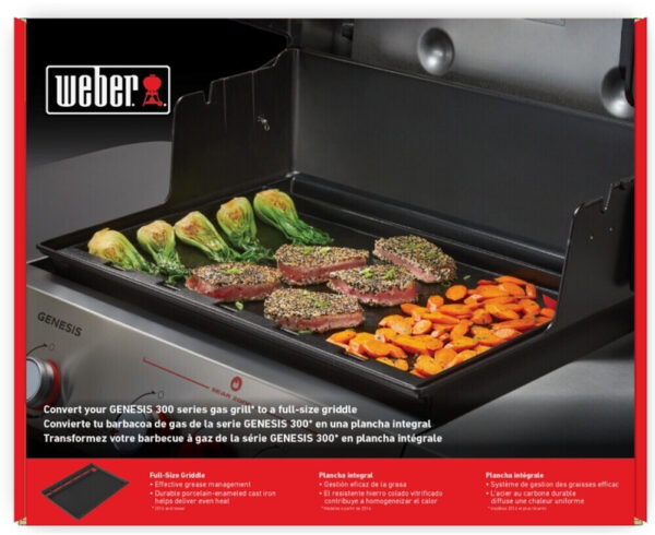 Grillplaat täismõõdus Griddle Weber® Genesis 300 seeriale