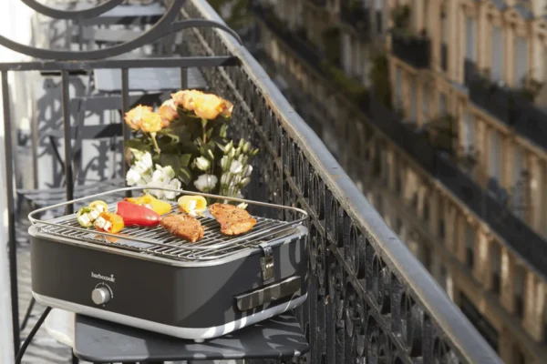Elektrigrill E-CARLO lauale 44x33x21cm, hall
