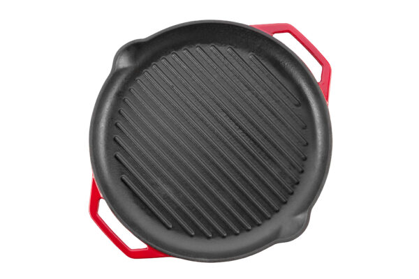 Malmpann Grand Feu® emailitud punane Ø 34cm