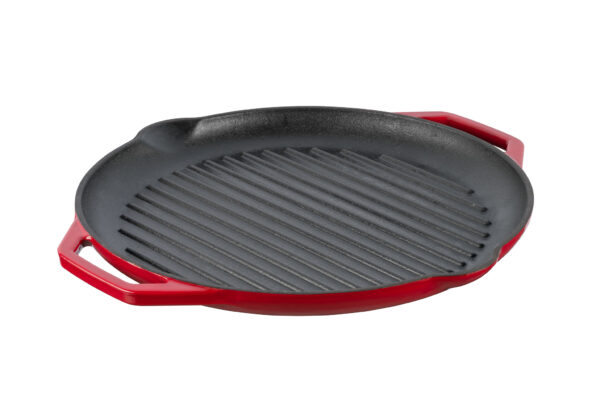 Malmpann Grand Feu® emailitud punane Ø 34cm