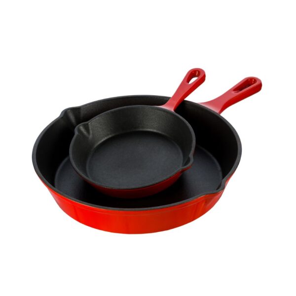Malmpann Grand Feu® emailitud punane Ø 25cm