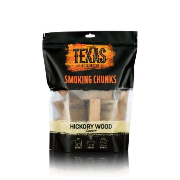 Suitsuklotsid Texas Club® hikkoripuu 1kg