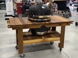 Kamado HOOVI komplekt tiigipuust lauaga