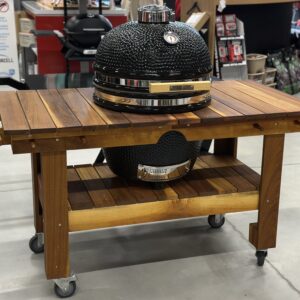 Kamado HOOVI komplekt tiigipuust lauaga