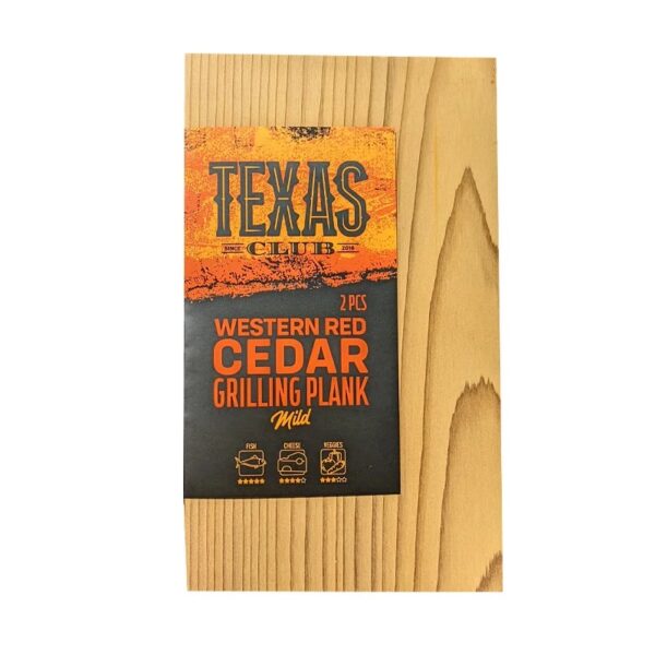 Grillplank Texas Club® seedripuu 25x25cm 2tk