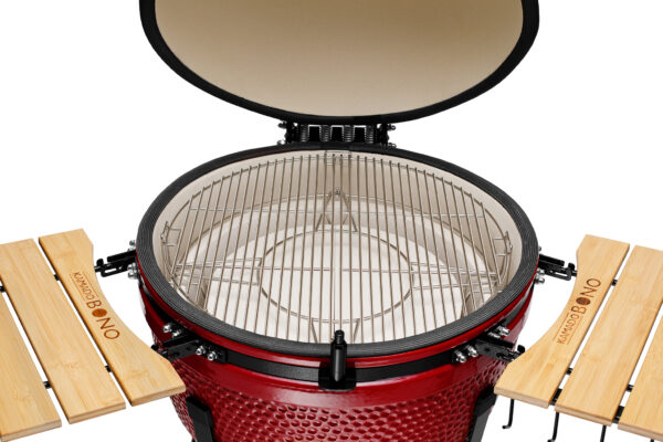 Keraamiline grill Kamado Bono® Limited 25" 64cm (punane)
