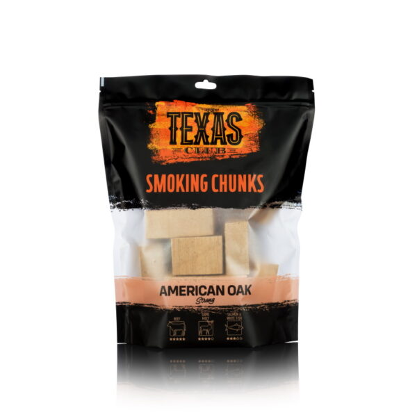 Suitsuklotsid Texas Club® tammepuu 1kg