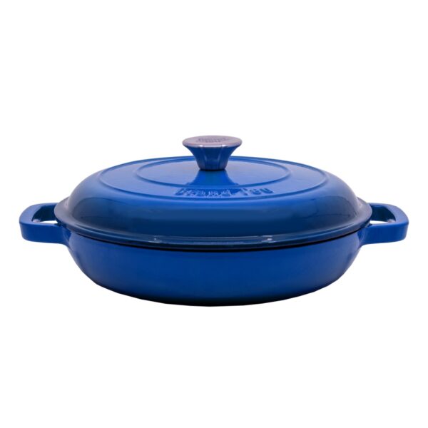 Malmpann Grand Feu® emailitud kaanega sinine 2,25L