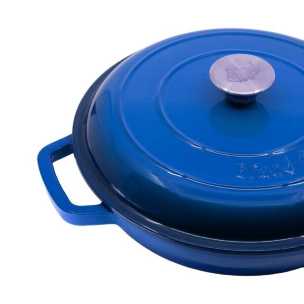 Malmpann Grand Feu® emailitud kaanega sinine 2,25L