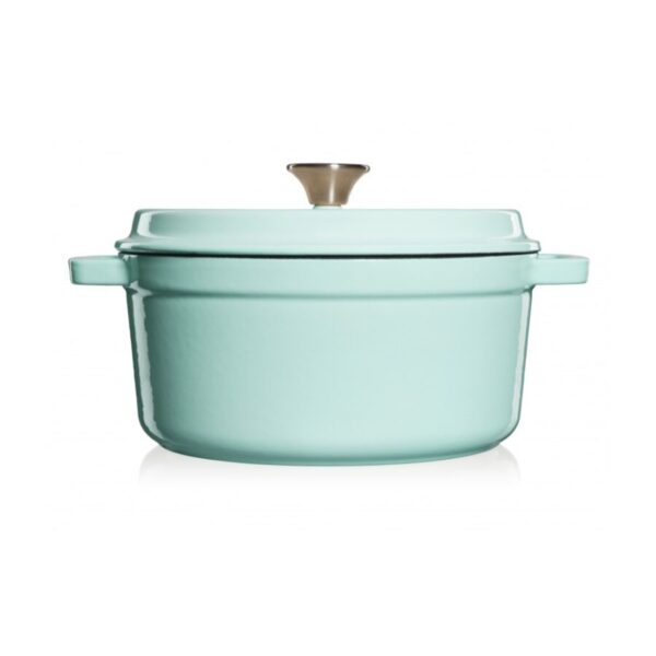Malmpott Grand Feu® emailitud kaanega helesinine 4,7L