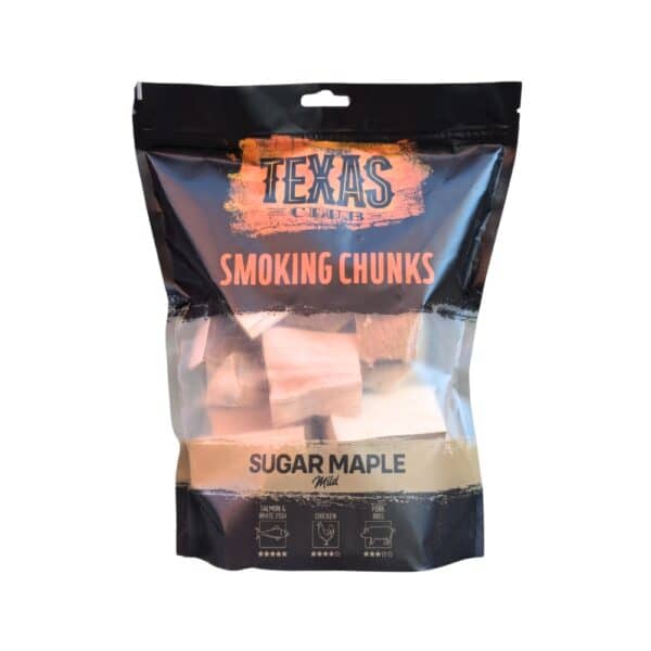 Suitsuklotsid Texas Club® suhkruvahtrapuu 1kg