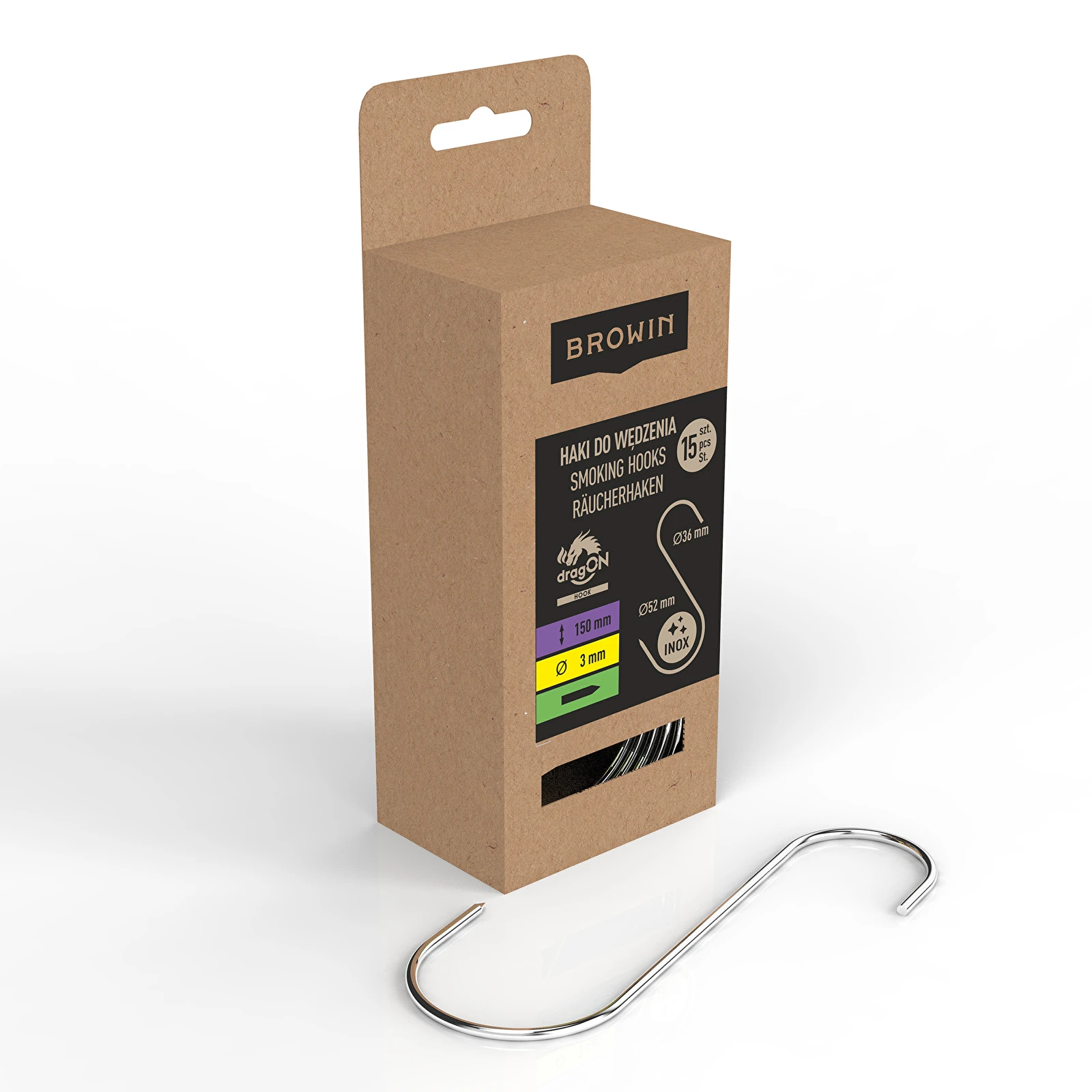 BROWIN RV S-kujulised lihakonksud 150mm