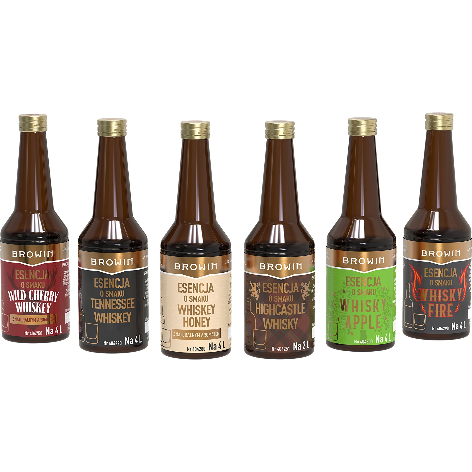 Maitseessentsi komplekt (6 maitset) - WHISKEY