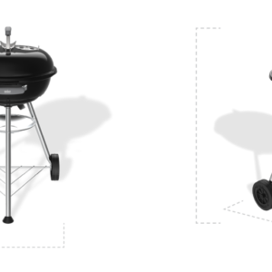 Compact Kettle söegrill Weber 47 cm must