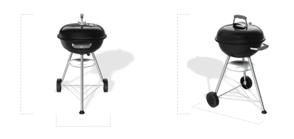 Söegrill Weber® Compact Kettle 47cm must
