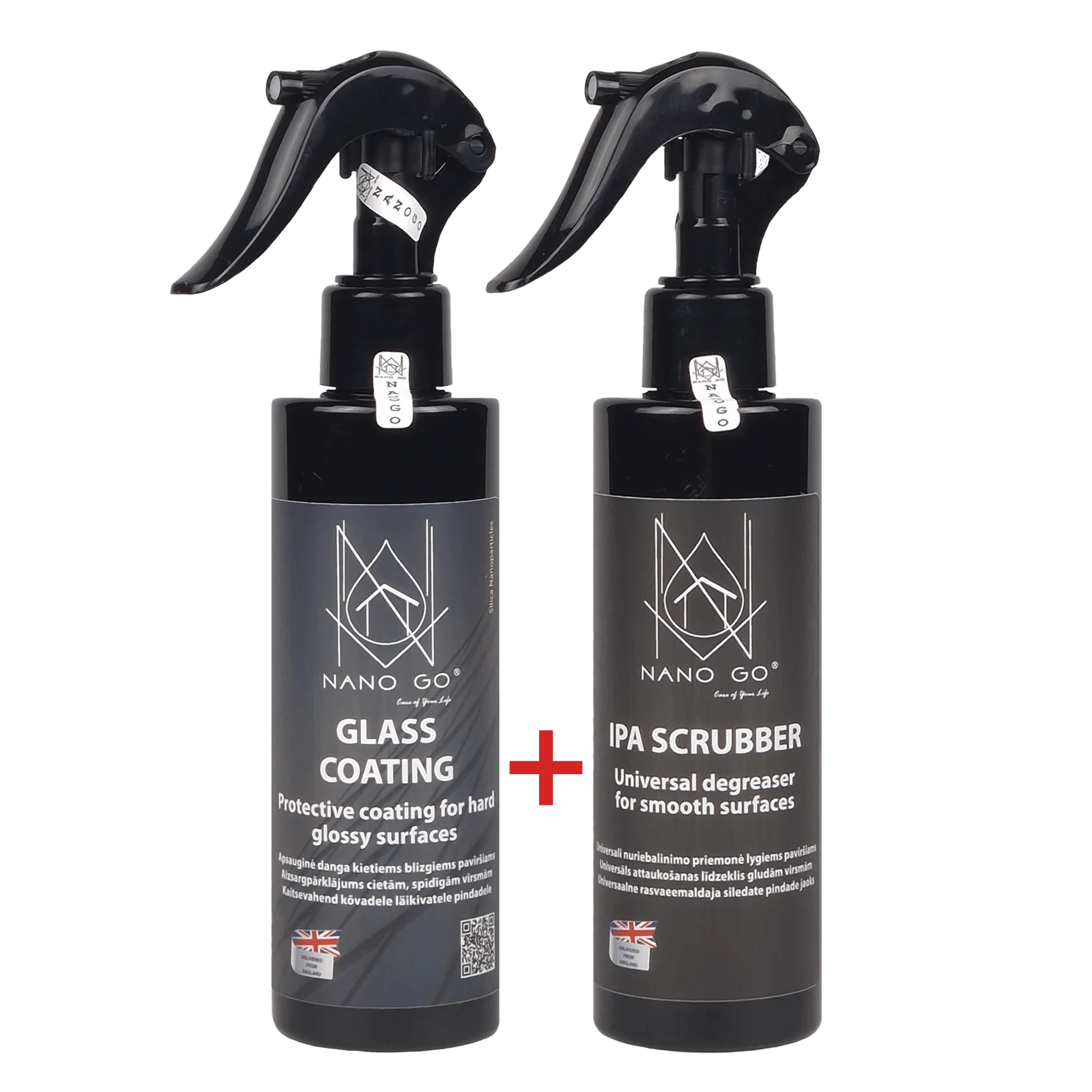 Nanokaitse + eelpuhastusvahend NanoGo® klaaspindadele