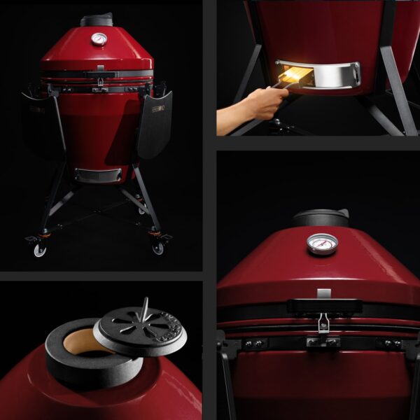 Keraamiline grill Kamado Bono® EVO Grande Royal Red
