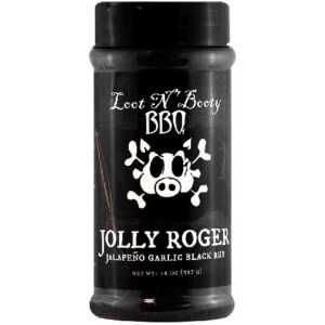Maitseainesegu Loot N´ Booty Jolly Roger Jalapeno Garlic Black Rub