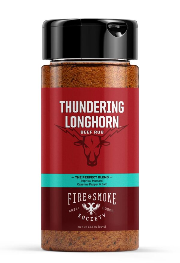 Maitseainesegu Fire & Smoke Society Thundering Longhorn Beef Rub 354 g