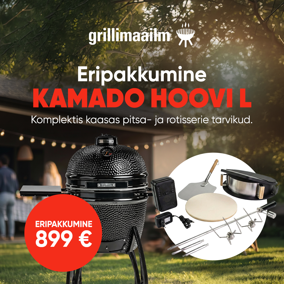 Kamado HOOVI L eripakkumine