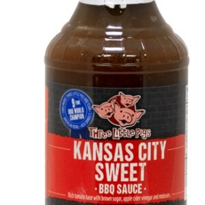 Kaste Three Little Pigs Kansas City Sweet BBQ Sauce 541 g