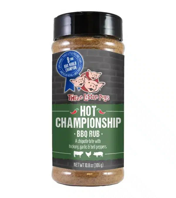 Maitseainesegu Three Little Pigs HOT Championship BBQ Rub 306 g
