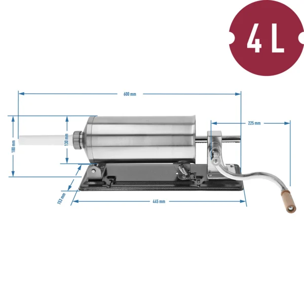 Vorstiprits horisontaalne Browin® 4kg
